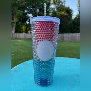 RARE Starbucks 2020 Pride Rainbow Studded Tumbler 24oz